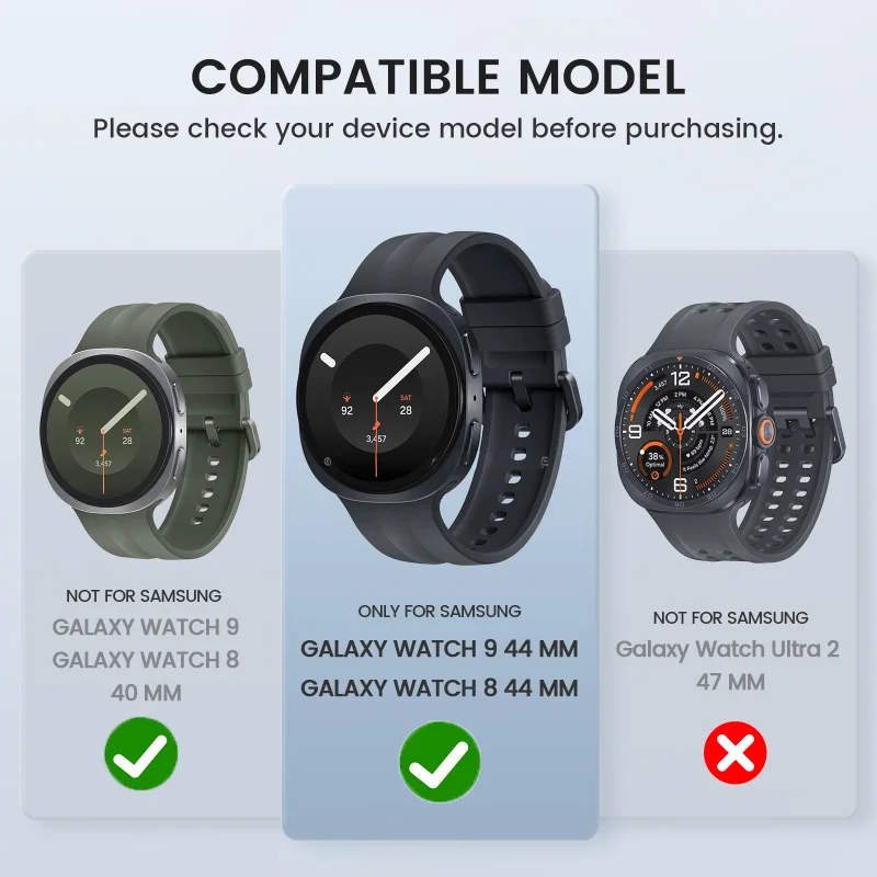 Premium Tempered Glass + PC Protective Bumper Case for Smartwatch - Full Coverage, Durable Guard