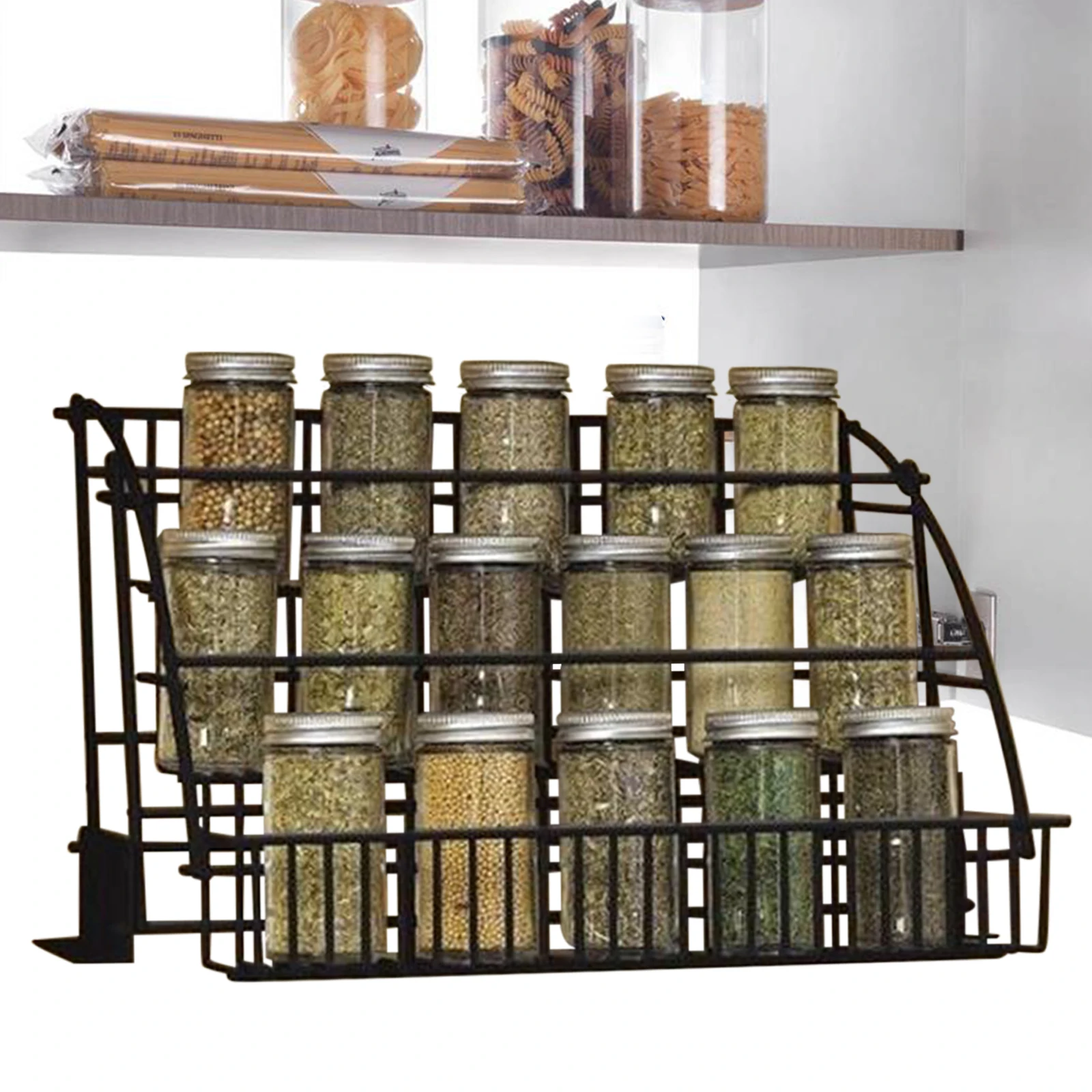 Pull Down Spice Rack 1