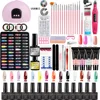Nail Gel Kit With LED Nail Light Dryer Nail Drill Machine Nail Extension Gel Kit Quick Drying Hands Feet Nail Art Tool Wholesale 6