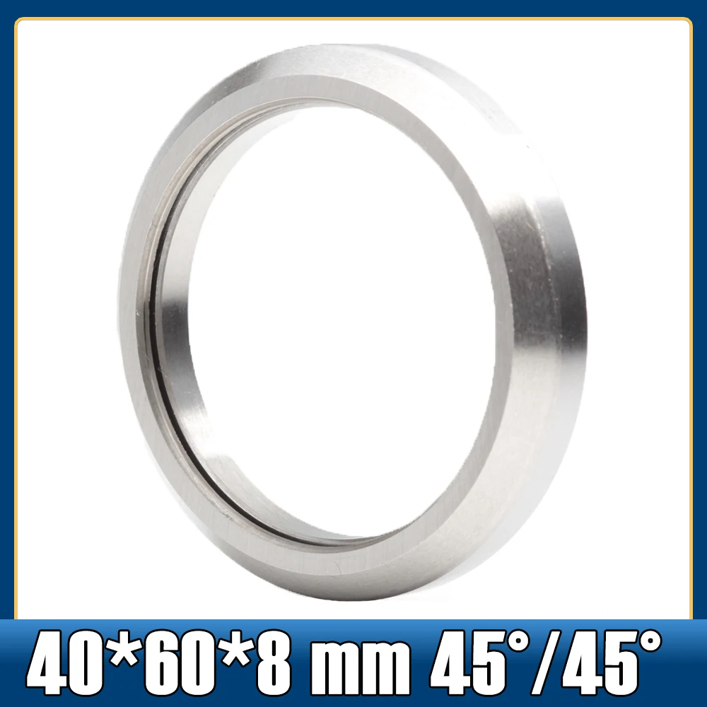 Bicicleta Headconjunto Rolamento Capa 46*60*8 mm pc 45 45 Graus de Aço Cromado Afilado Superior Inferior Acb Rolamentos Peças Reparação Acb60h8