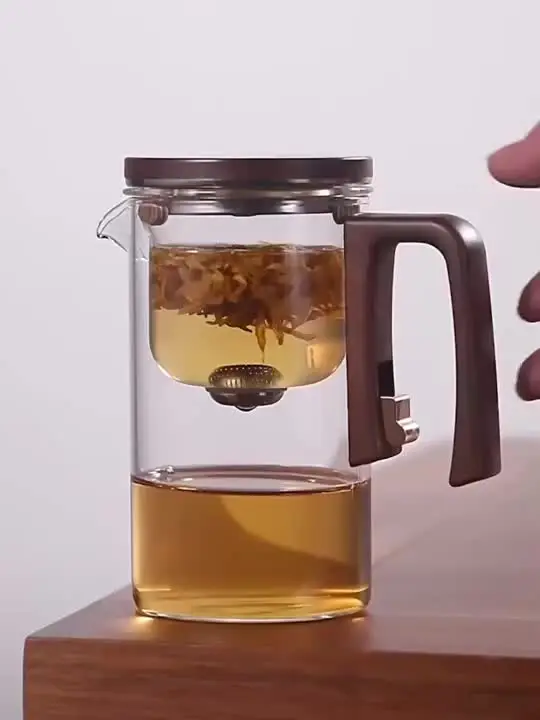 Enchanti Magic Glass Teapot With Infuser - 1000ml Magnetic Water Separation Tea Maker