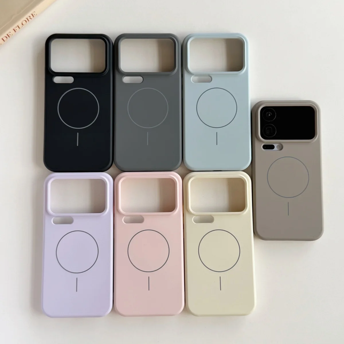 Premium Liquid Silicone Magnetic Phone Cover with MagSafe Compatibility