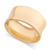 KAYMEN Round Metal Brushed Golden Fashion Bangle for Women Girls Simple Style Statement Bangle Jewelry Gifts Wholesale In Stock 5