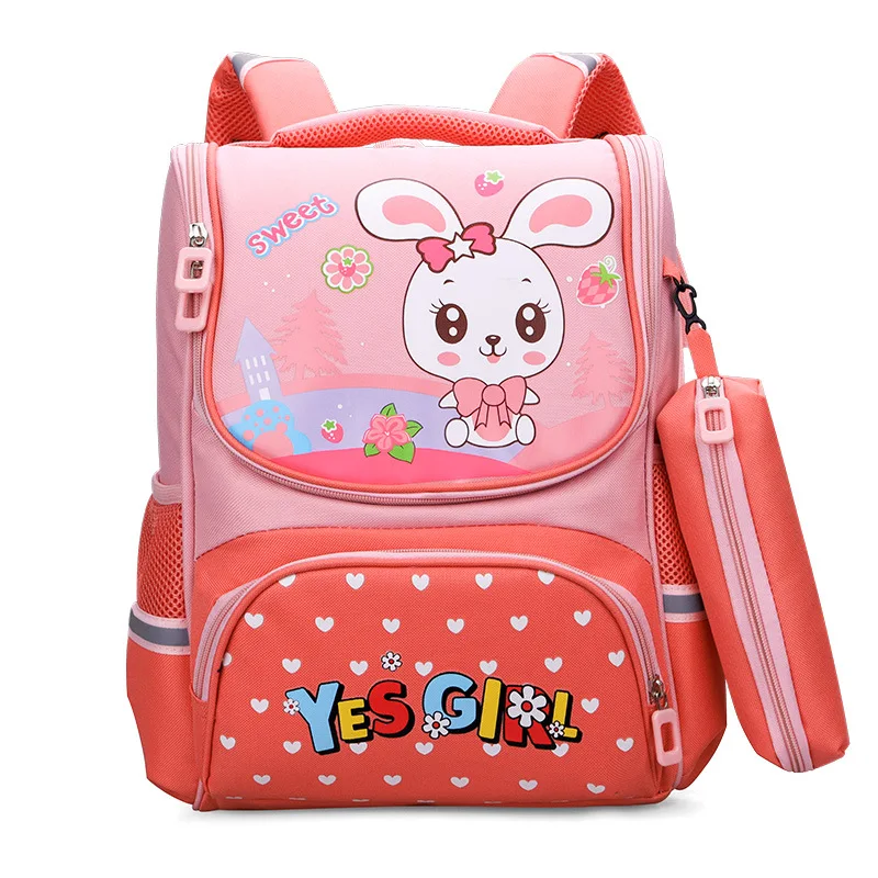 Gazigo Girls Backpack Elementary School, Bunny Backpack for girls Cute Kids  Laptop Bag Kindergarten Preschool Bookbag Mochila Para 5.6.7.8.9.10