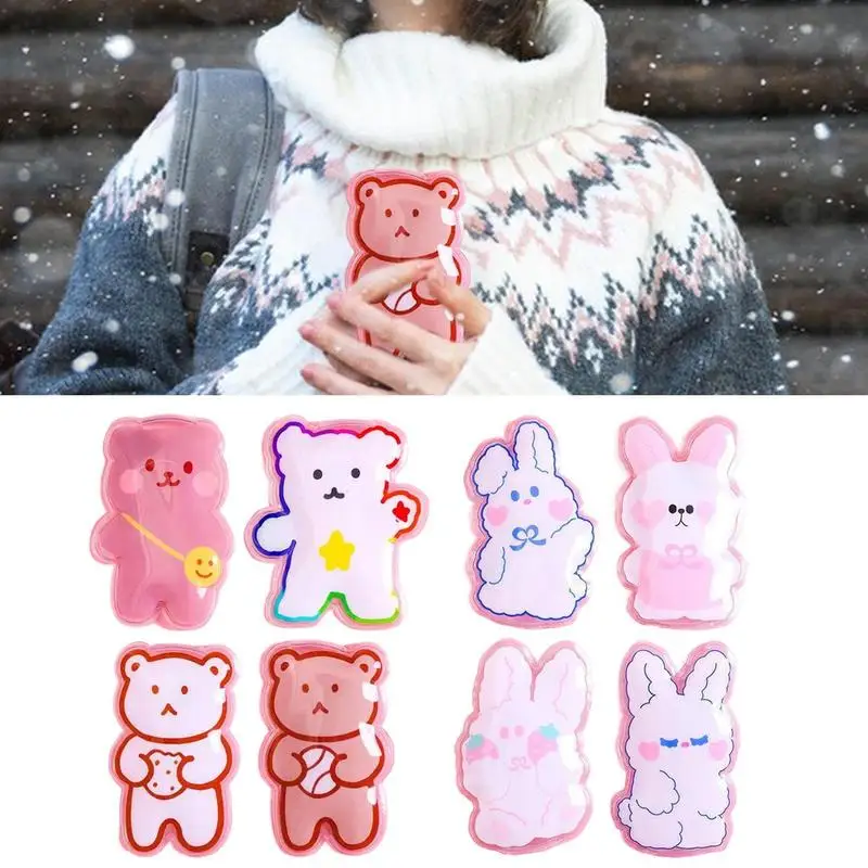 Non Electric Hand Warmers Pocket Heater Self-Heating Snap Click Portable Winter Handwarmer Exquisite Reusable Heating Packs For