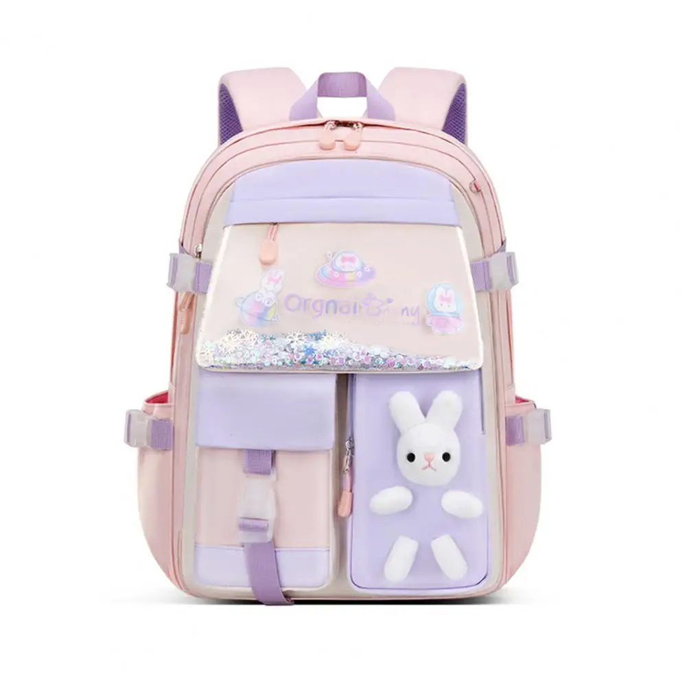 Durable Tear Resistance Waterproof Wear-resistant Anti-scratch Multi Pockets Backpack Students Backpack Book Storage