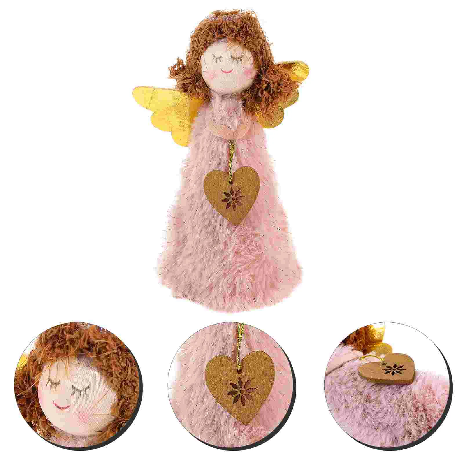 

Christmas Decorations Xmas Tree Topper Ornament Angel Treetop Figurine Festival Supplies for Ornaments
