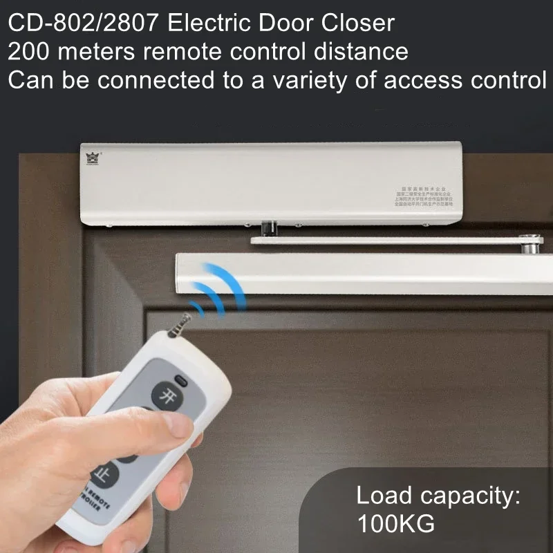 2802 external switch remote control access control electric door closer induction automatic swing door unit