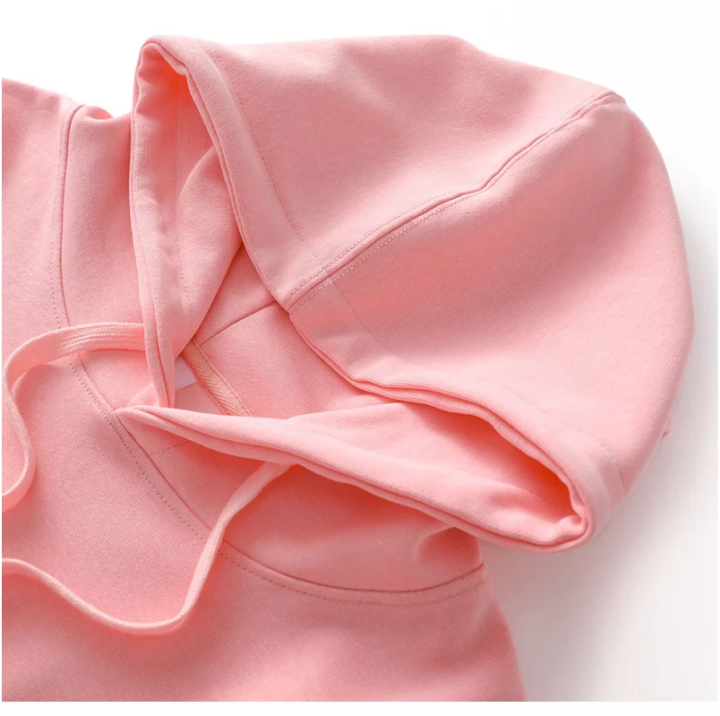 Simple Solid Color Hoodie Custom Design Thin Sweatshirt Embroidery Brand Pattern Corporate Team Hoodie Print Company Logo