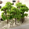 10pcs 4cm HO OO Scale Model Trees Train Railroad Layout Diorama Wargame Scenery Miniature Tree Decoration 4