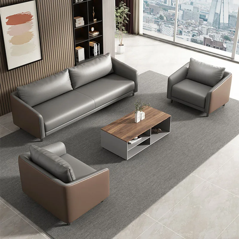 Reception Office Sofas Leather Armrest Sectional European Sleeper Office Sofas Bubble Modernos Para Sala Furniture