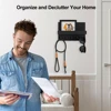 Wall Mounted Key Holder for Entryway Decorative Wall Shelf with Hooks Holds Key Rings Dog Leash Wallet Purse Wood Key Hanger 4