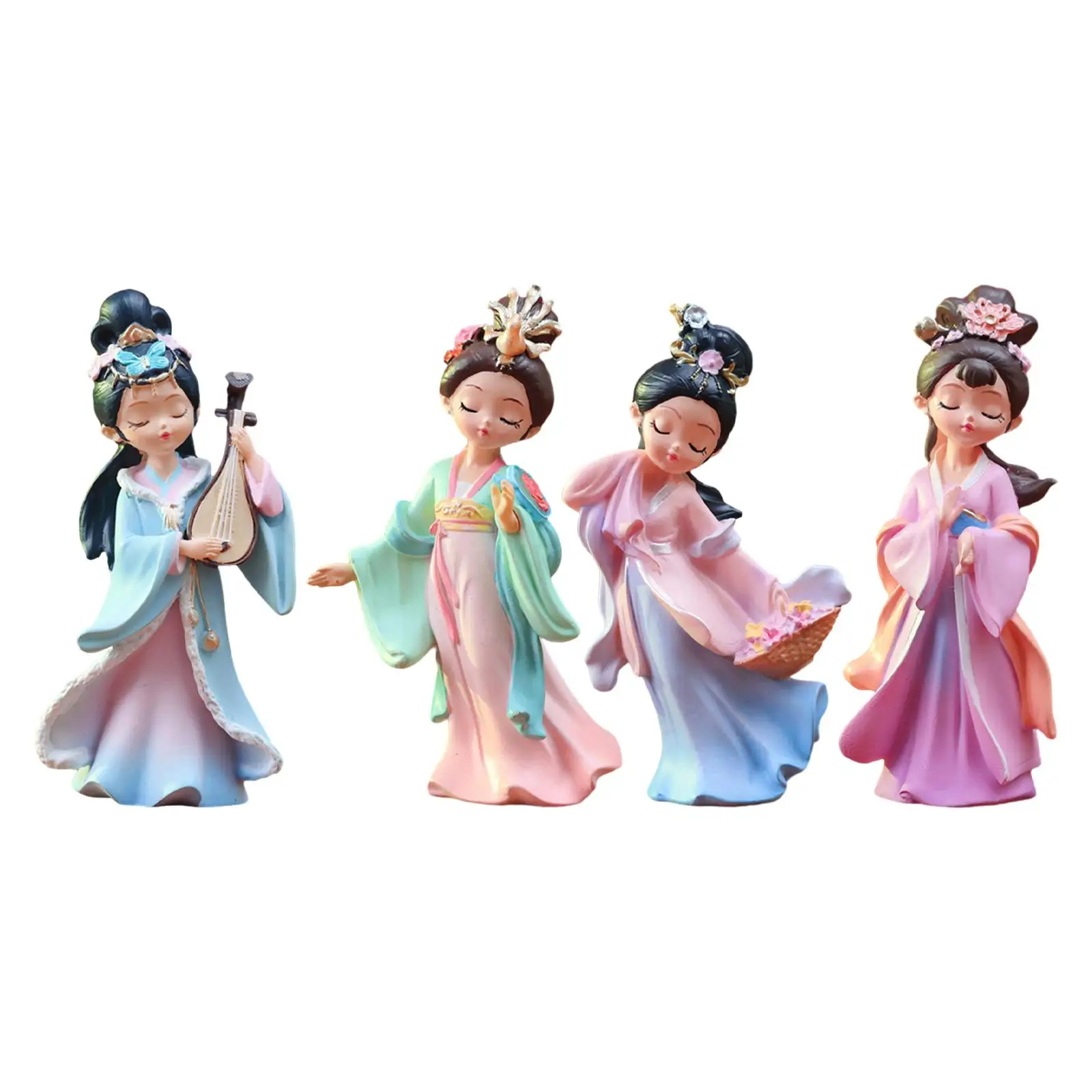 

Китайская старинная Красивая статуя, китайская история, праздничная женская статуэтка, декоративная фотография для отеля, Подарочная книжная полка