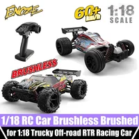 ENOZE 1/18 RC Car Brushless Brushed Motor Remote Control 4WD RTR 60KM/h High Speed for 1:18 A979 A959 Wltoys Trucky Off-road Car 1