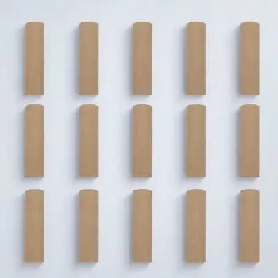 15개 고품질 공예용 종이 롤 다용도 골판지 튜브 DIY 미술 프로젝트 어린이 손과 눈 협응력 향상 학교 가정용