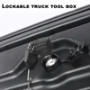 2Pcs Lockable Truck Bed Storage Box Toolbox, Compatible with 2017-2023 Ford F250 F350 Super Duty 17-23, Left Driver + Righ 4