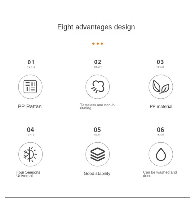 Imitation Rattan Cat Kennel Washable Villa Semi-enclosed Four