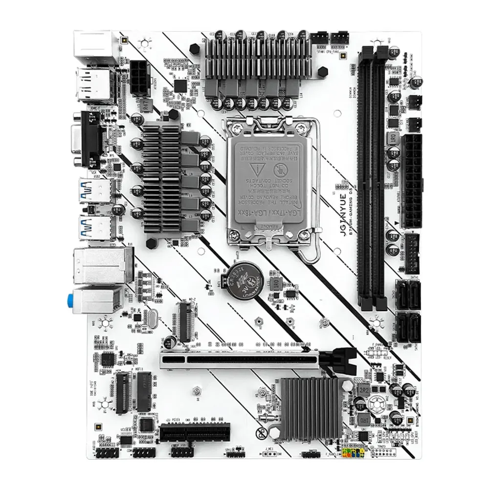 Материнская плата JGINYUE B760M, LGA 1700, поддержка Intel Core i3/i5 ...