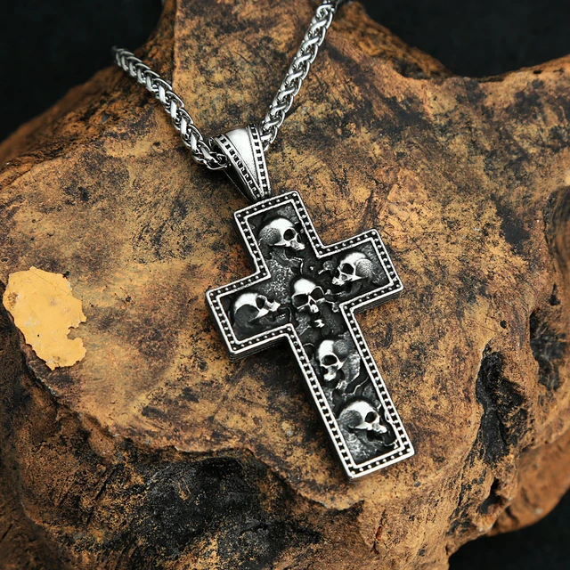 Pin on Catholic Necklace - Cross Necklace - Saint Jewelry