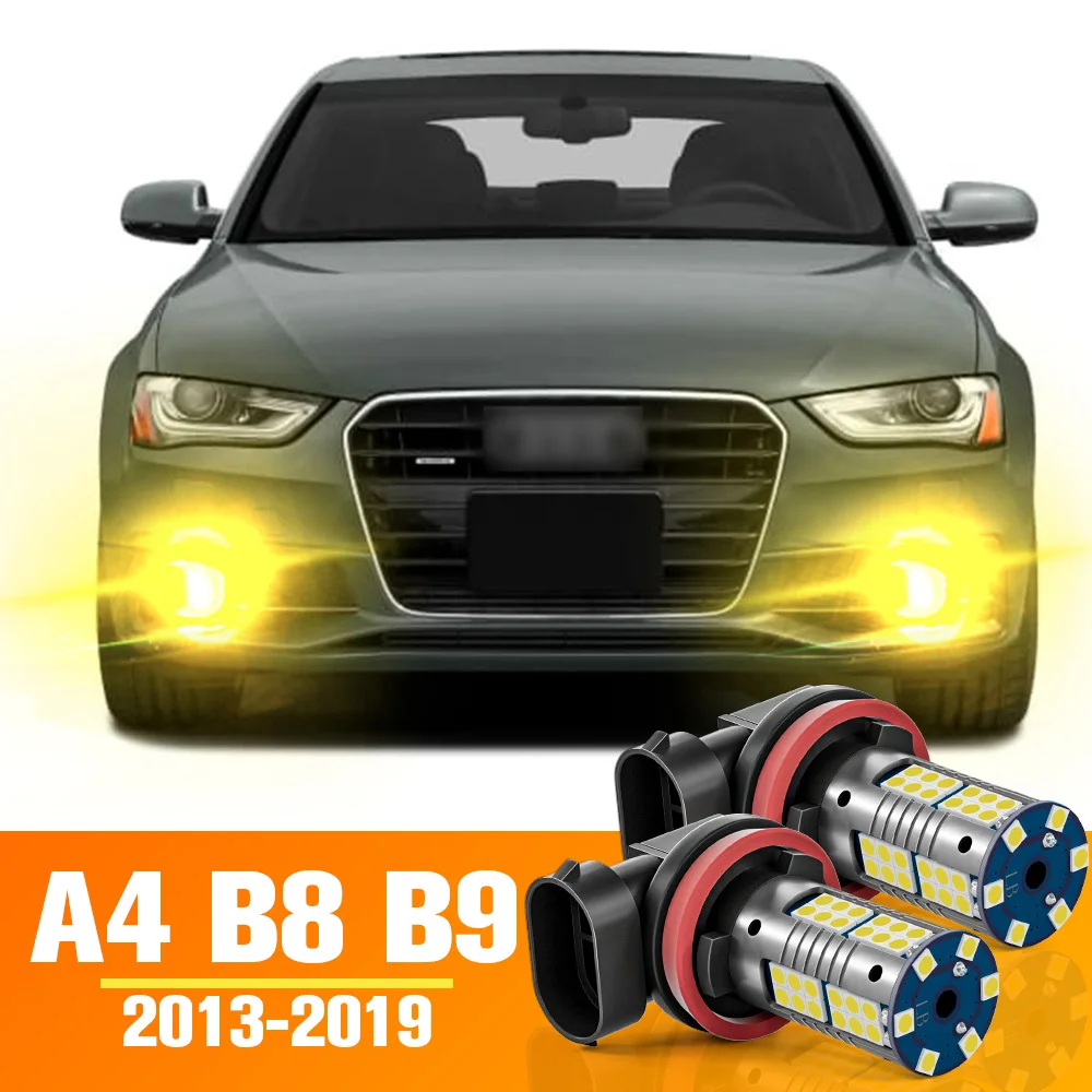 

Передние противотуманные светодиодные фары, 2 шт., для Audi A4 B8 B9 2013-2019 2014 2015 2016 2017 2018