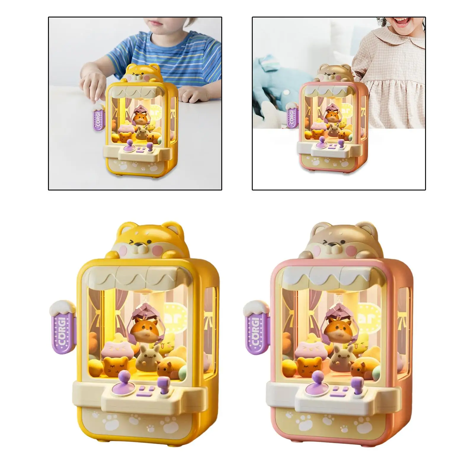 Tabletop Claw Machine Mini Vending Machine for Boys Girls Entertainment 4