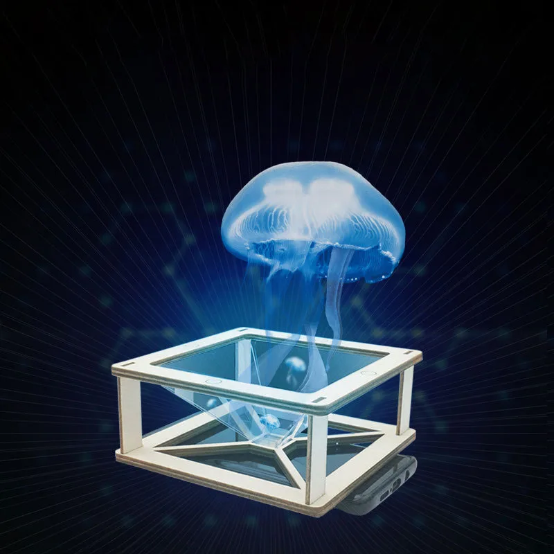 

3D голографический проектор, научное производство, Детская фотография DIY, экспериментальные материалы, небольшие изобретения