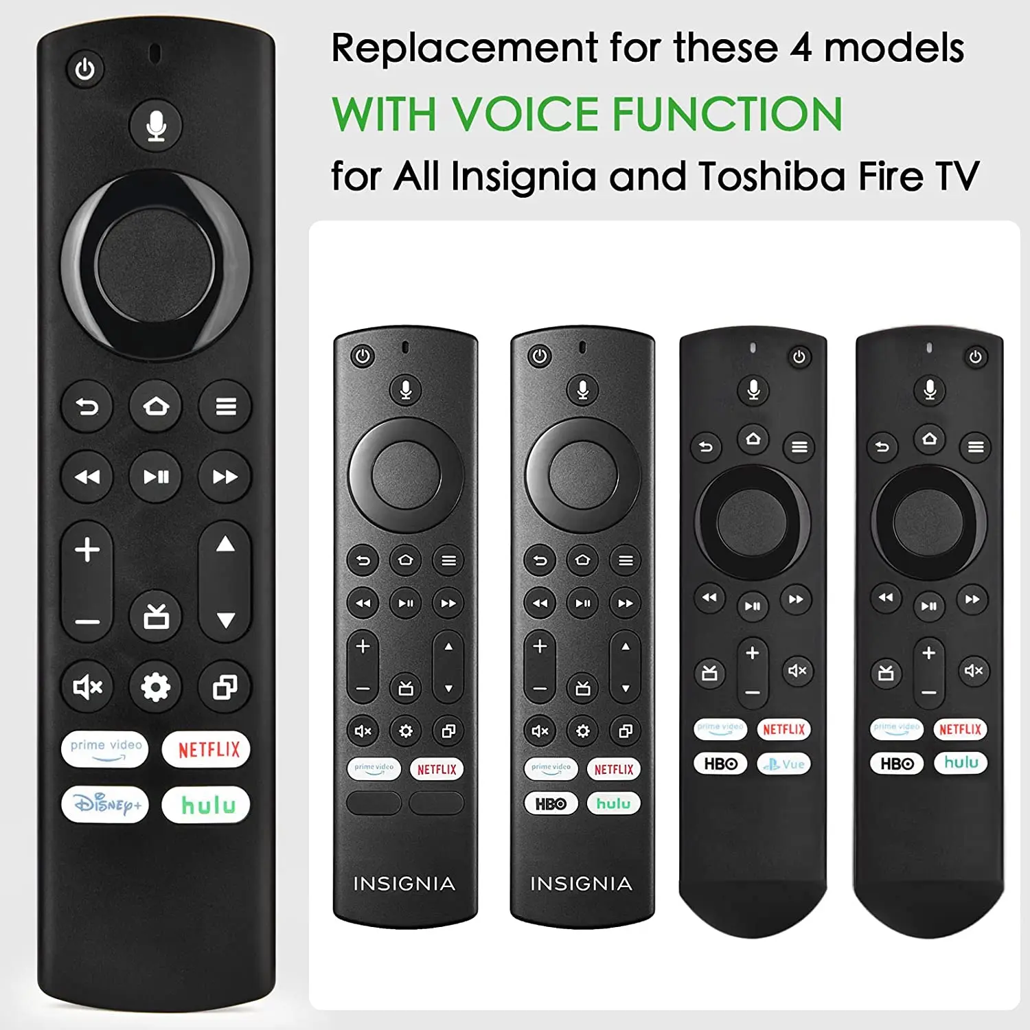 Telecomando Vocale Di Ricambio Per AMZ Smart TV Stick (4k, 2a/3a Gen) E AMZ TV Cube (1a/2a/3a Gen) - Non Compatibile Con 1a Gen Stick