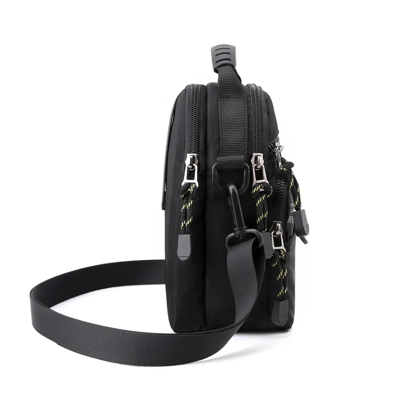 New Fashion Crossbody Bag Men's Sports Splash Proof Shoulder Bag Personalized Leisure Riding Trend Skew Backpack