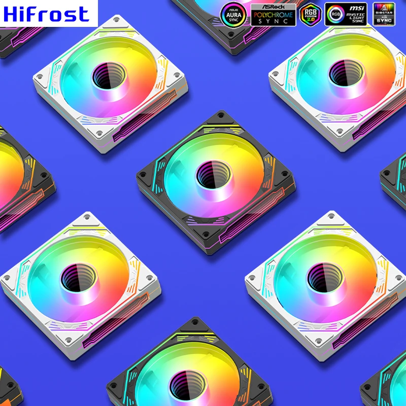주소 지정 가능한 RGB 케이스 선풍기, 1800 RPM 5V 3 핀 ARGB 12V 4 핀 PWM 음소거 환풍기, 다면 인피니티 미러 ARGB 조명 효과, 120mm