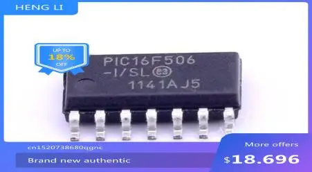 

100% NEW Free shipping PIC16F506-I/SL PIC16F506 PIC16F506T-I/SL SOP14 MCU