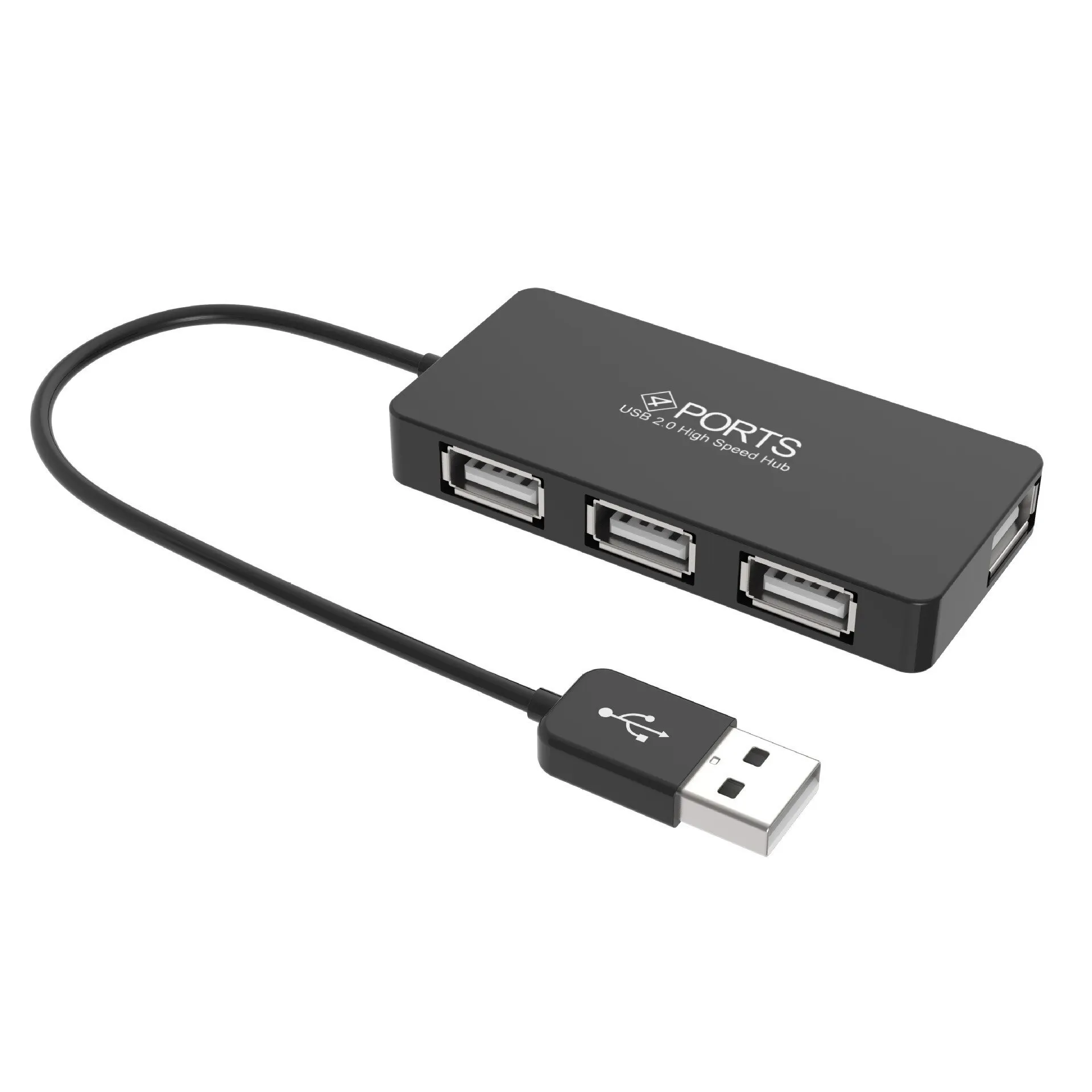 4 Port USB 2.0 HUB Computer High Speed Mini Multi Ports Expansion Laptop Splitter Notebook PC HUB for Windows /Mac OS