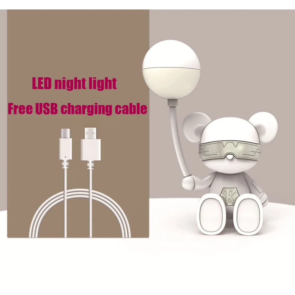 LED 야간 조명 USB 충전 학습 학생 눈 보호 테이블 조명, 분위기 장식, 소년 소녀 생일 선물