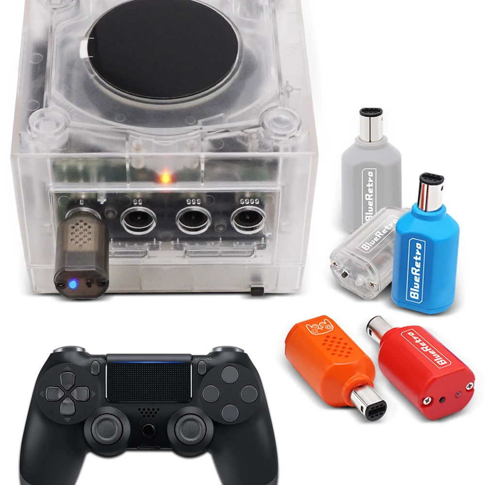 Adattatore Per Controller Wireless Retroscaler Blueretro Per Convertitore Joystick Nintendo Gamecube Per Accessori Ps5/Ps4/Ps3 Gamepad Ngc