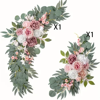 Artificial Rose Wedding Wreaths 6