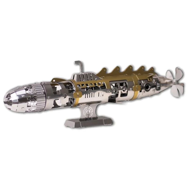 

Подводная лодка «Наутилус», металлическая 3d-модель с механической трансмиссией, сборная игрушка «сделай сам» для детей и взрослых, подарок на день рождения