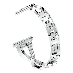20mm Alloy Stainless Steel Watch Strap Bracelet - Amazfit GTR Mini (Silver)