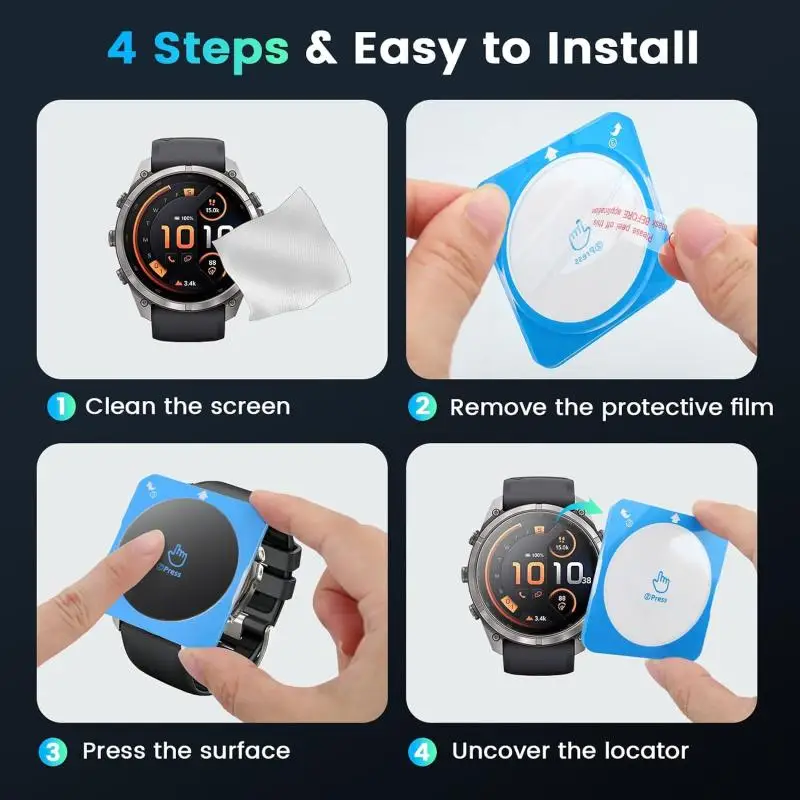 Premium HD Tempered Glass Screen Protector with Easy Installation Locator