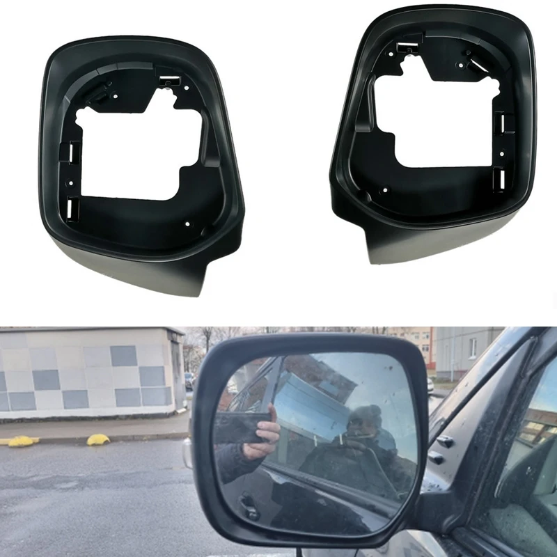 Side Mirror Frame Holder Replace Glass Surround Trim Housing For Toyota