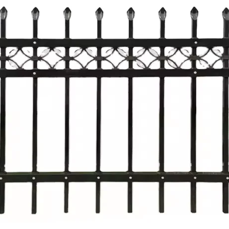 Fencing Garden Trellis Gates Durable Green  aluminium 2.4m galvanized steel d palisade security fencing with Best Quality 2