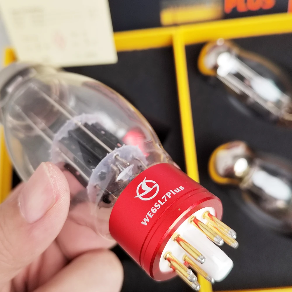 Фото Вакуумная трубка FEIYUE AMP SHUGUANG WE6SL7 PLUS 6N9P 5691 CV1985 6H9C 6SL7-T 6SL7 E6SL7 №4