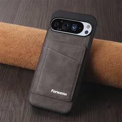 Leather Phone Case Cover for Google Pixel 10ProXL (GRAY)