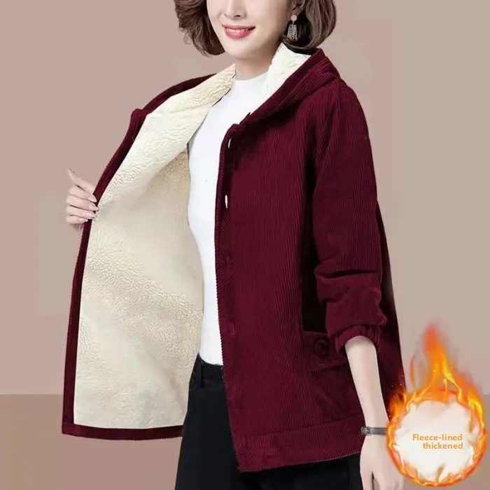 Purplish red plus velvet thickened