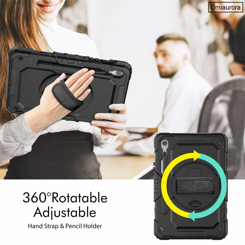 Heavy Duty Shockproof Kids Tablet Case with Silicone Armor Stand