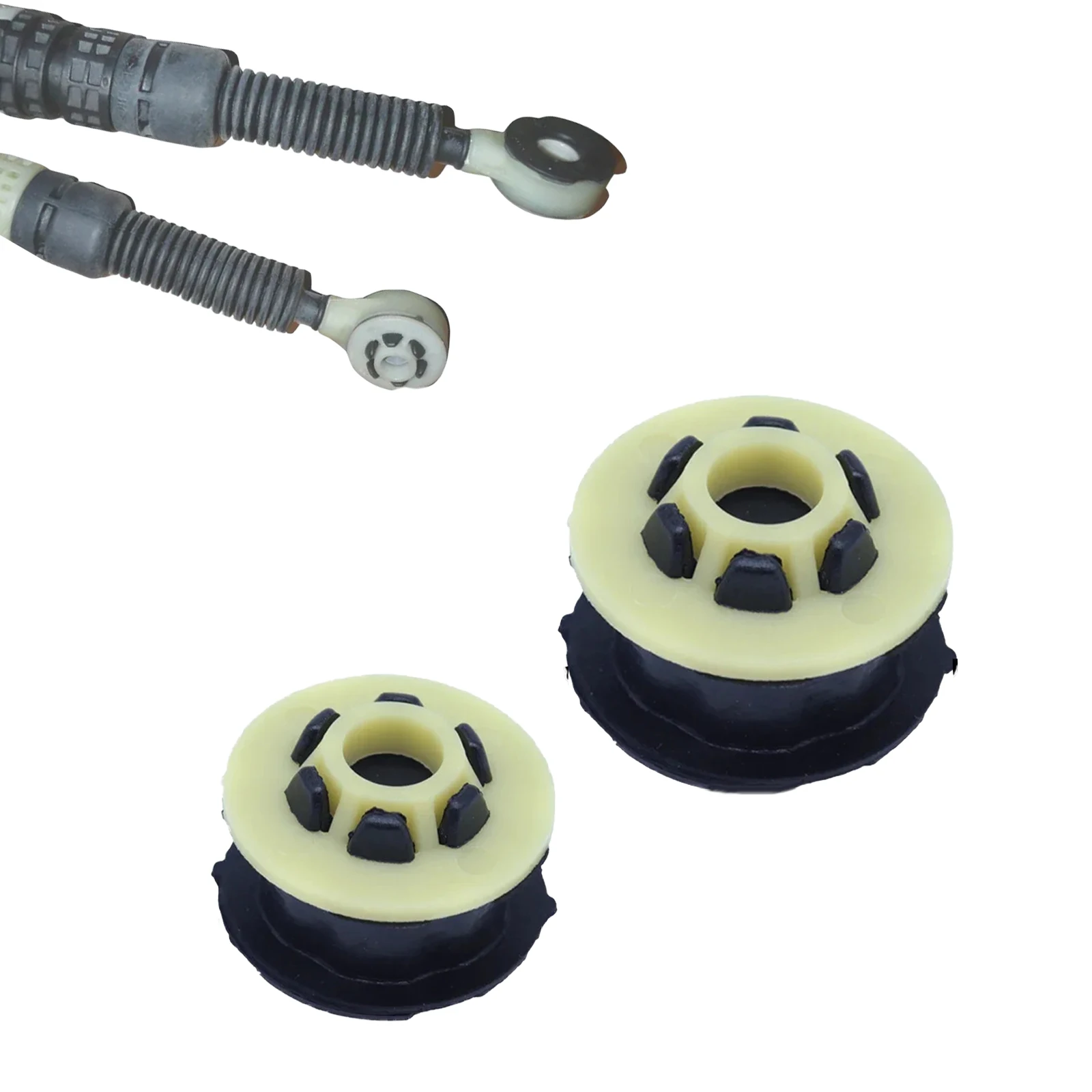 Gear Shifter Lever Bushing 26mm 35mm 2pcs 34413-3AM0A For Nissan For Tiida Renault 8200739758 8200760429 Replacement
