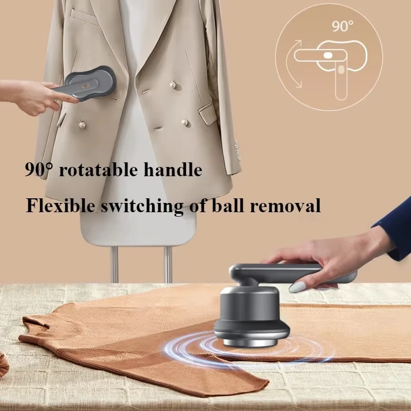Professional Electric Lint Remover Rechargeable Dual-Head Fabric Shaver Clothes Shavers Fuzz Remover Clothes Couch Furniture