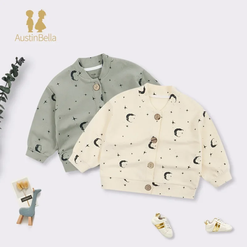 Austin&Bella Baby Baseball Jackets Spring Autumn Baby Clothes Children's Jackets Kids Coats Boys Girls Coat Outwear Tops