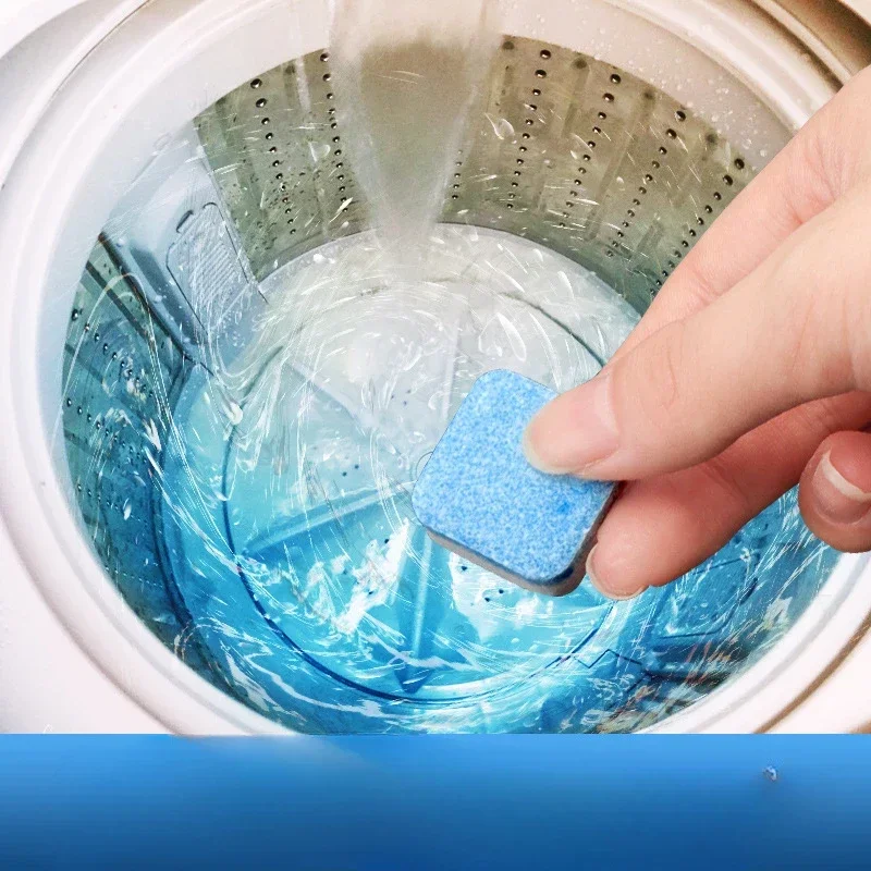 A box of 12pcs washing machine cleaners washing machine tub cleaning effervescent tablets deep cleaning chemical stain removal washing machine tablets washing machine cleaner tablets