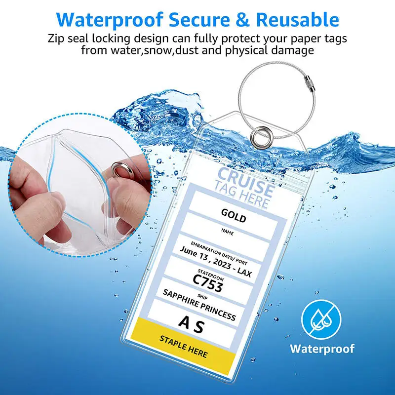 Waterproof Luggage Tags 4