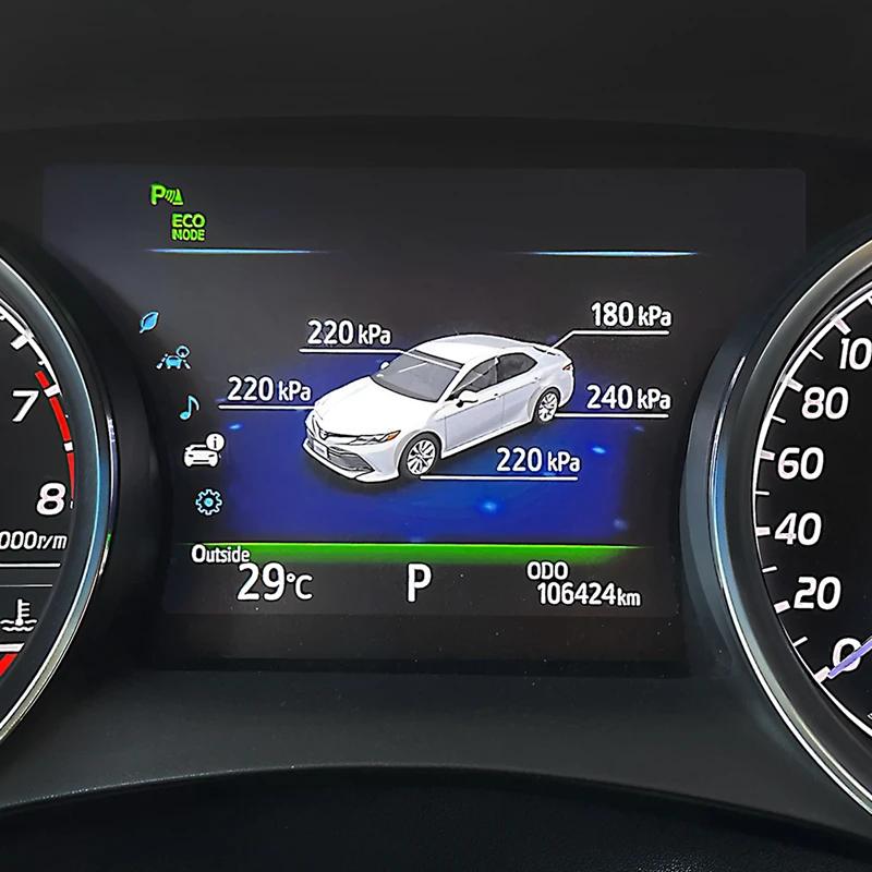 ڵ TPMS Ÿ̾ з ͸ ý,  LCD   ÷, Ÿ RAV4 ڷѶ ķ ڵ  溸