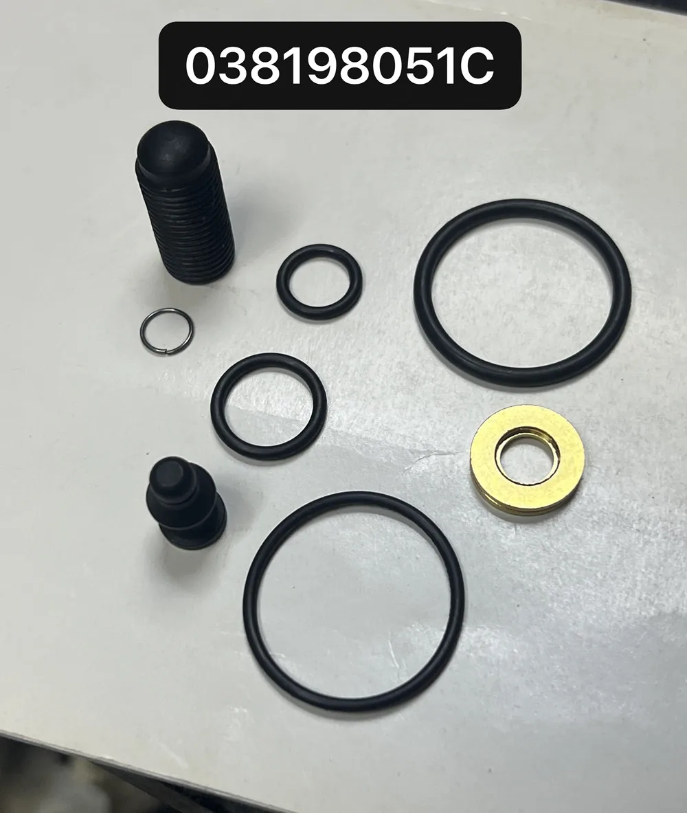 Kit Reparación Sellos Inyector Combustible - 4 Juegos, Incluye Pernos Y Juntas, Compatible Con VW, Seat, Skoda 1.2/1.4/1.9 TDI